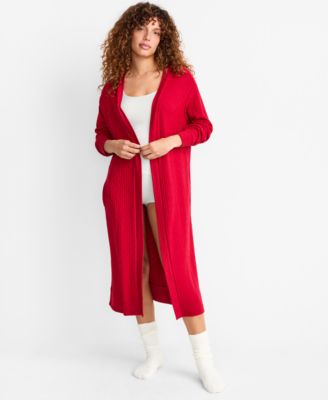 State of Day - Women's Cable-Knit Duster Robe
