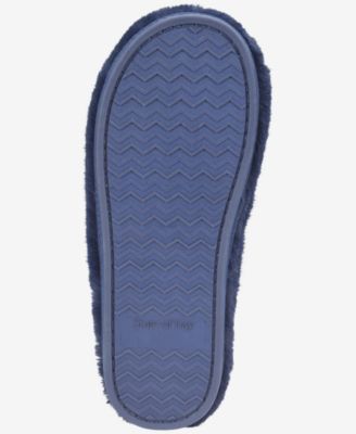 Women's Boxed Two-Tone Faux-Fur Slide Slippers, Macy's Exclusive