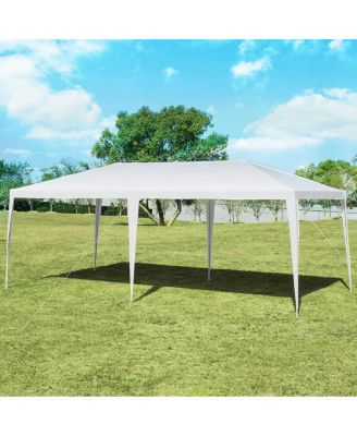 Outdoor Gazebo, Canopy with Sturdy Steel Frame, Easy Assembly Large Shelter for Sunshading, Lightweight and Easy Carriage Rain Shelter, Ideal for Patio, Party, and Commercial Use