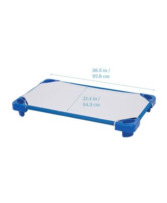 RestZone Cot Sheet, Toddler Size, White, 12-Pack