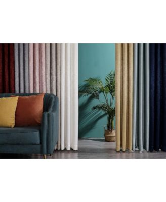 Modern Art Contemporary 2 Pack Light Filtering Grommet Top Curtains