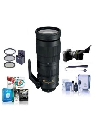 200-500mm f/5.6E ED AF-S VR Zoom NIKKOR Lens Bundle with 95mm Filter Kit and Accessories