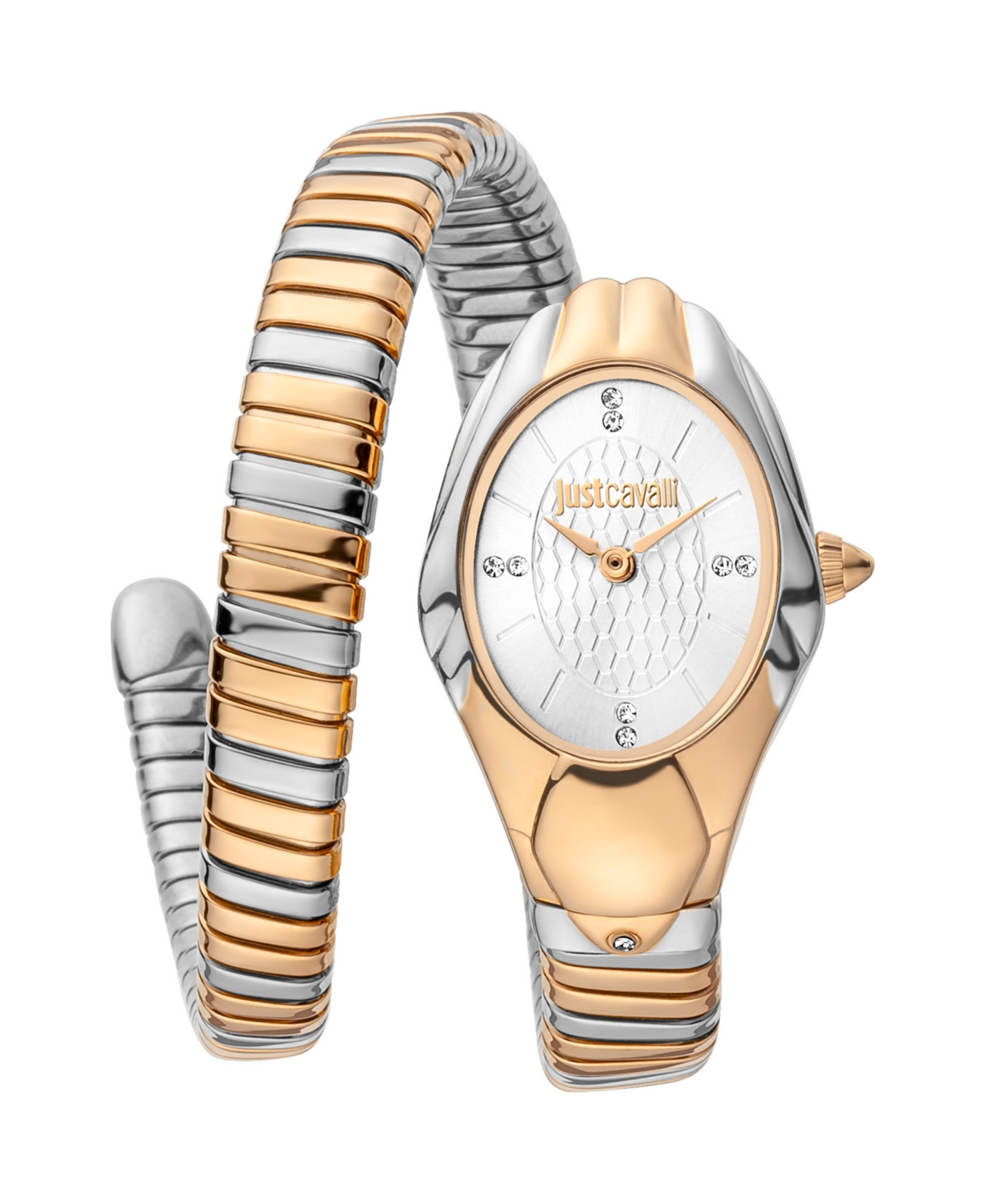 Women's Silver Stainless Steel Bracelet Watch, 35mm - Silver