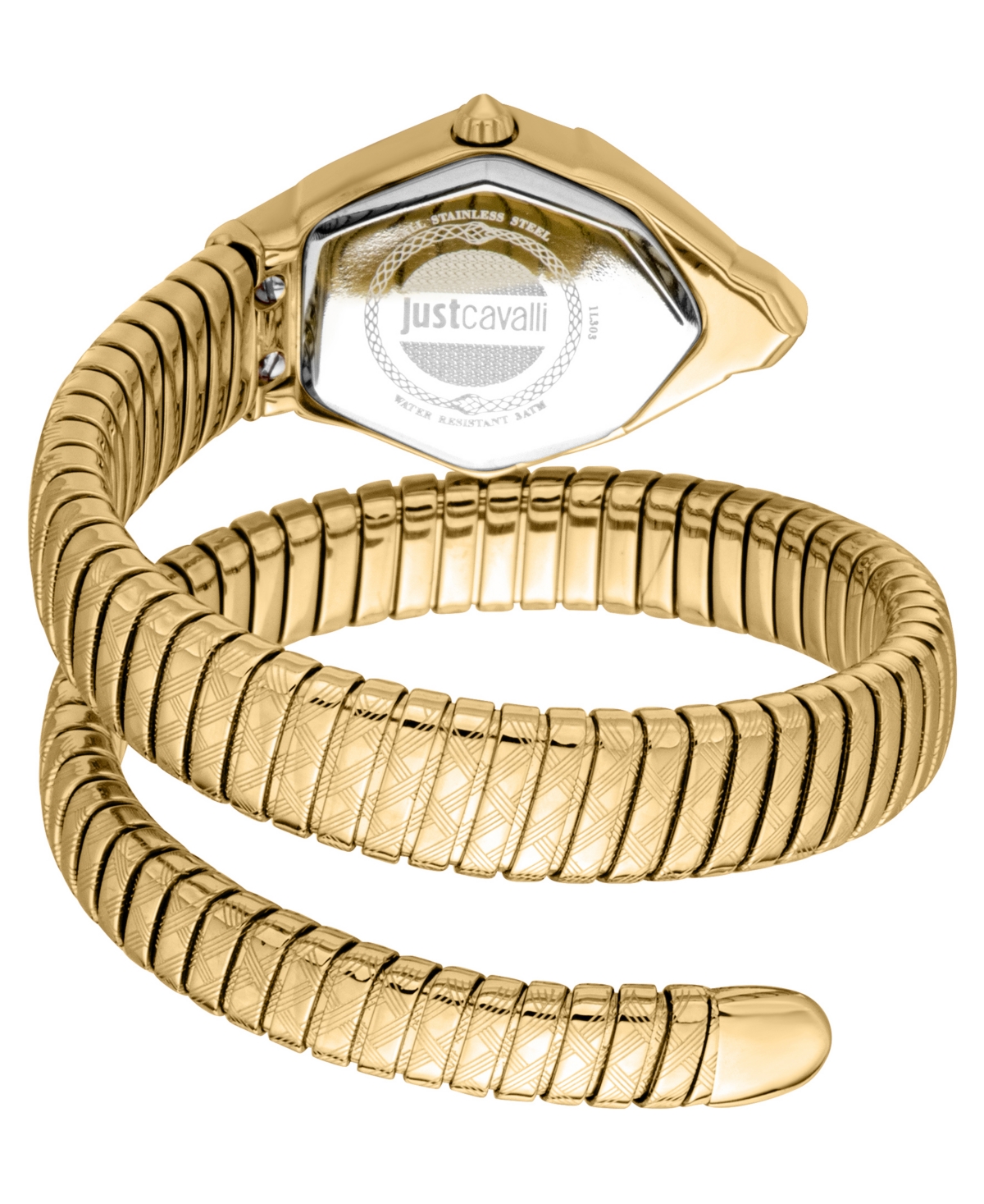 Just Cavalli Women's Gold Stainless Steel Bracelet Watch, 23mm In Gold