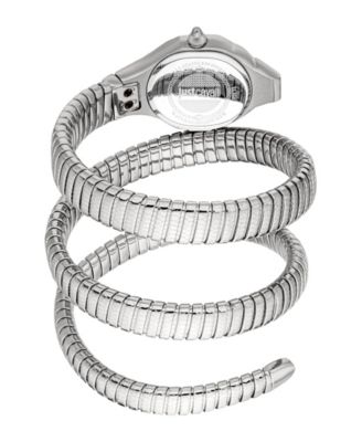 Women's Silver Stainless Steel Bracelet Watch, 22mm