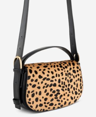 Jaqqy Calf Hair Crossbody Bag, Exclusively at Macy's