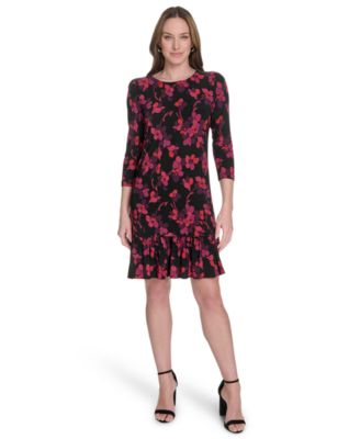 Tommy Hilfiger - Women's 3/4-Sleeve Jersey Shift Dress