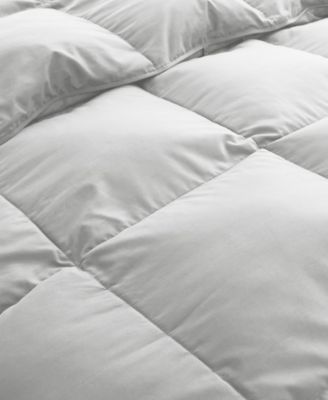 Medium Weight White Goose Down Feather Comforter, Twin