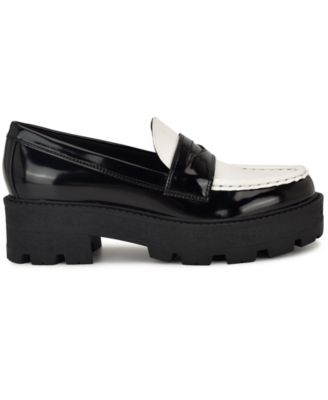 Women's Keram Chunky Lug Sole Penny Loafers