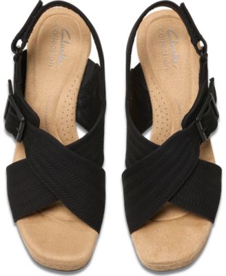 Collection Nerisa West Buckle Wedge Sandals