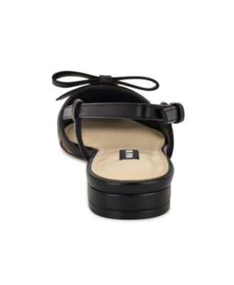 Women's Grean Pointy Toe Slingback Flats