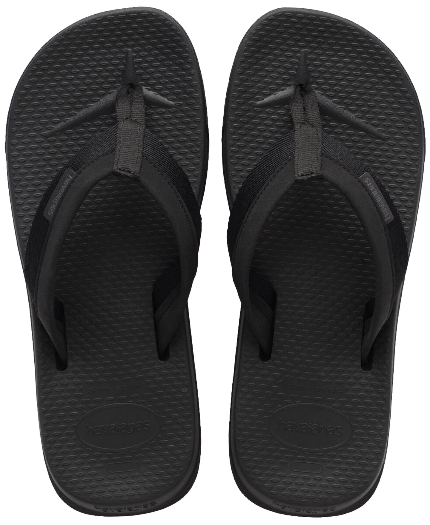 Мужские сандалии Havaianas Track Plus Flip-Flops, цвет: Чёрный — фото 3