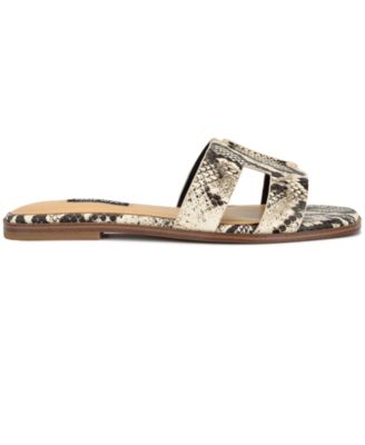 Women's Giny Cutout Flat Slide Sandals