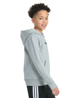 Big Boys Long-Sleeve Essential Linear Embroidered Fleece Heather Pullover Hoodie	