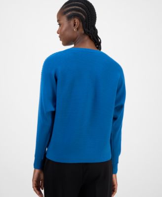 Women's Chain-Trim Boat-Neck Sweater