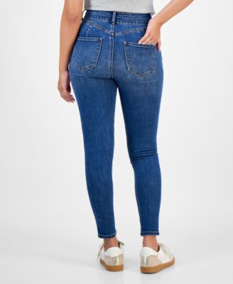 Juniors' High-Rise Curvy Skinny Jeans