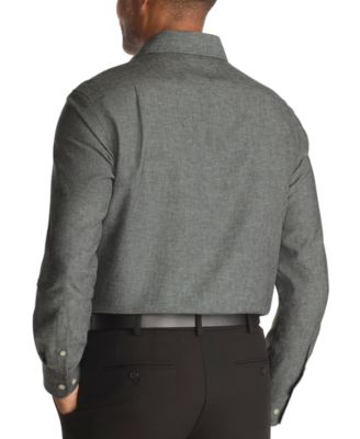 Mens Regular Fit Linen Dress Shirt