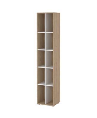 80.59" High 10 Shelf Narrow Bookcase