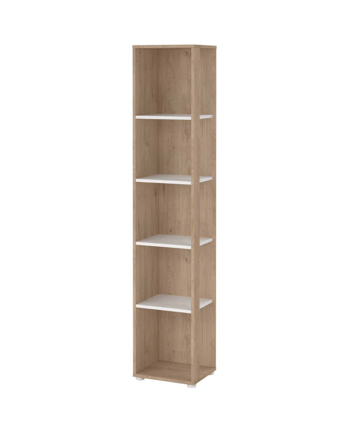 Tvilum 80.59" Wood 5 Shelf Narrow Bookcase