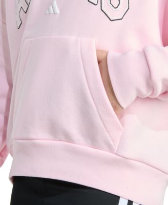 Big Girls Long-Sleeve Graphics Fleece Pullover Hoodie