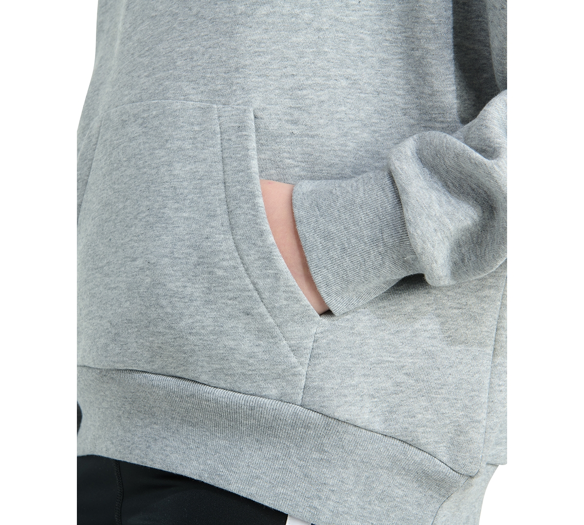 Adidas Originals Adidas Kids' Logo Hoodie In Gray