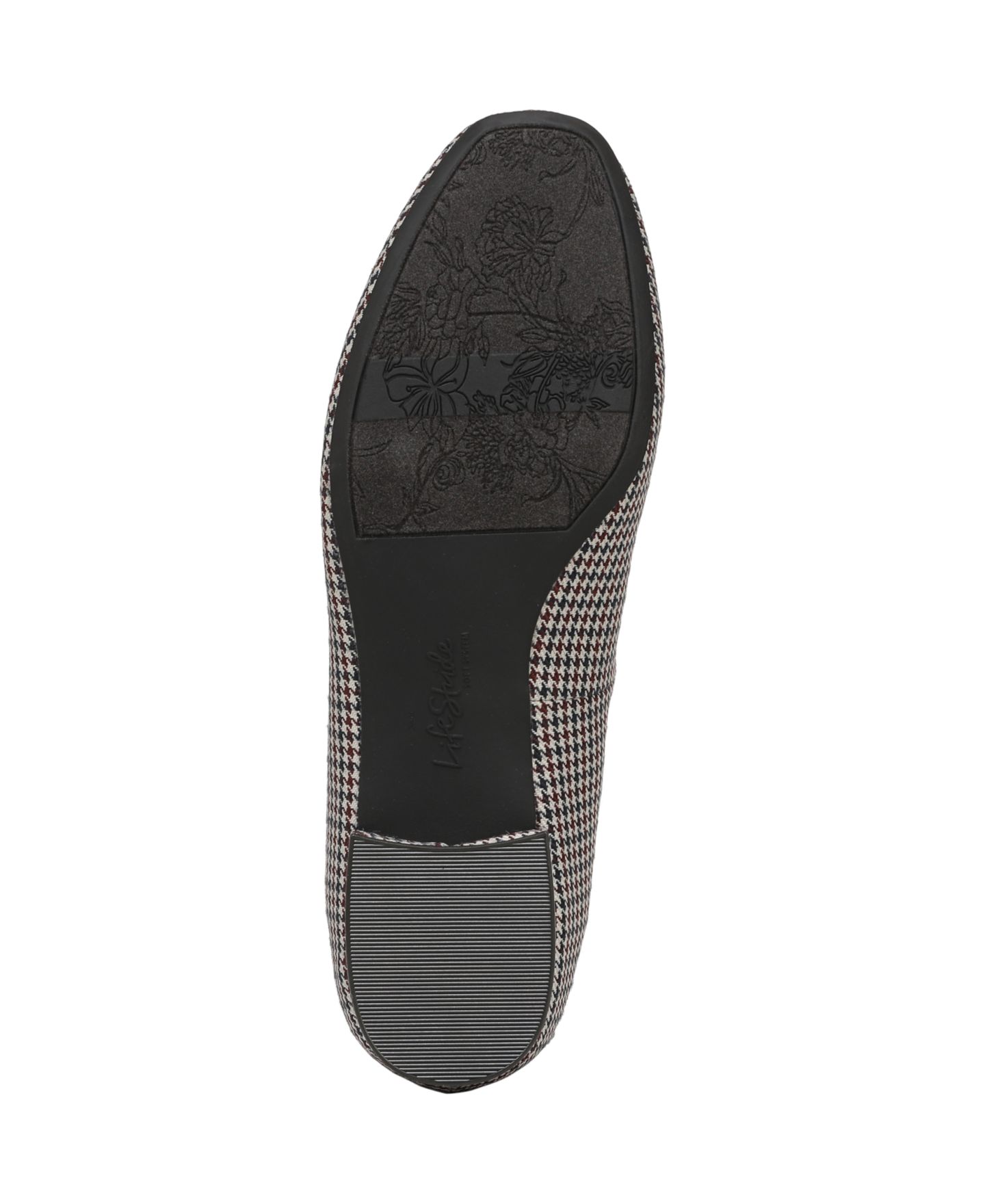 Женские туфли LifeStride Claudine Square Toe Block Heel Ballerina Flats, цвет: Бежевый разноцветная гусиная лапка — фото 5