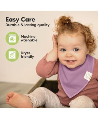 10pk Baby Bandana Bibs, Cotton Baby Drool Bibs for Baby Boy, Girl, Baby Bibs for Infant, Newborn