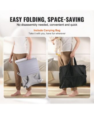 Toddler Bouncer Folding Bouncer Seat Chair 0-9 Months with Toy Bar