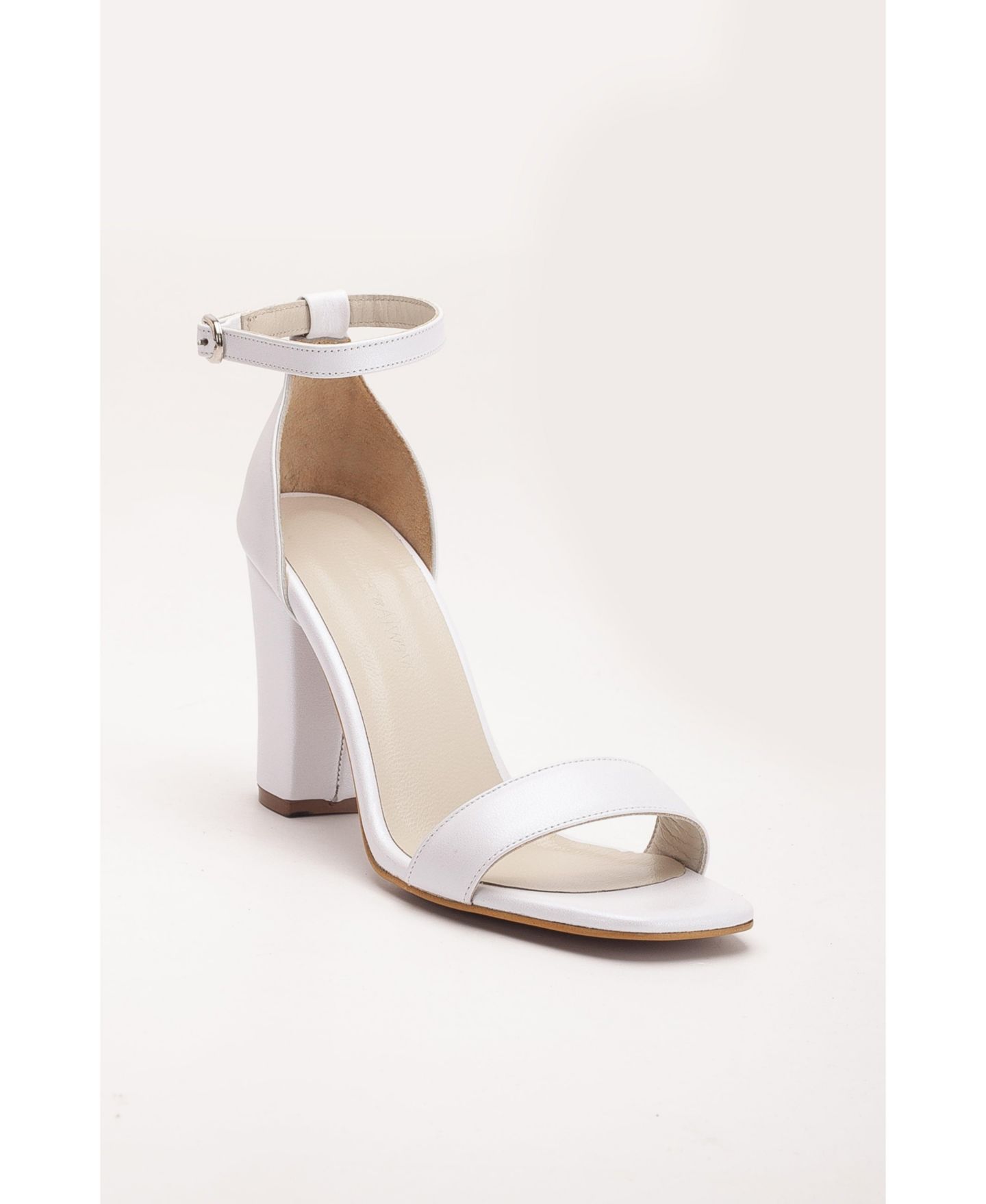 Женские сандалии Forever & Always Shoes Taylor Bridal Leather Sandals with Ribbon, цвет: Слоновая кость кожаный — фото 7