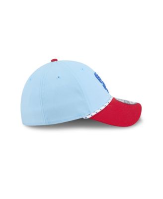 Men's Light Blue/Red San Diego Padres 2025 Fourth of July 39THIRTY Flex Hat