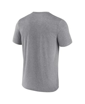 Men's Heather Gray Oklahoma Sooners Outline Split T-Shirt