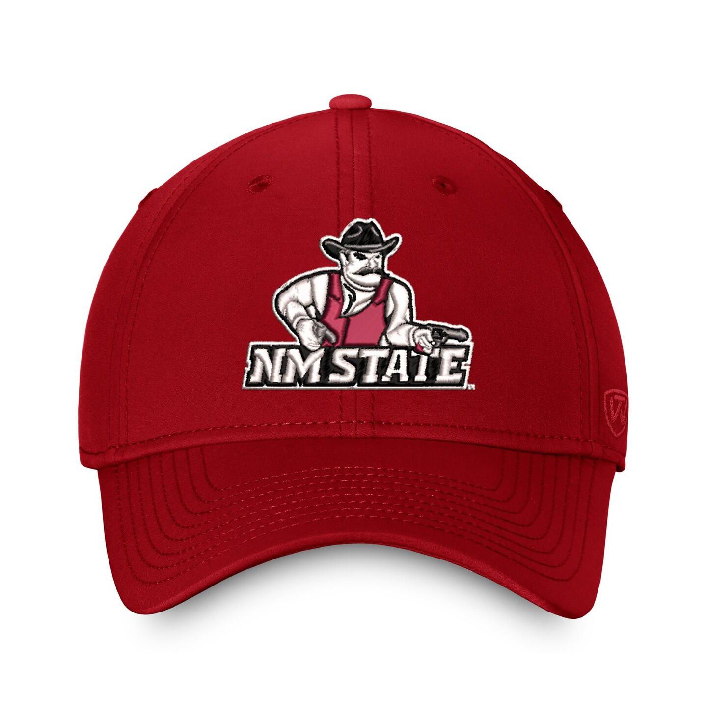 Мужская кепка Top of the World Crimson New Mexico State Aggies Reflex Flex Hat — фото 2