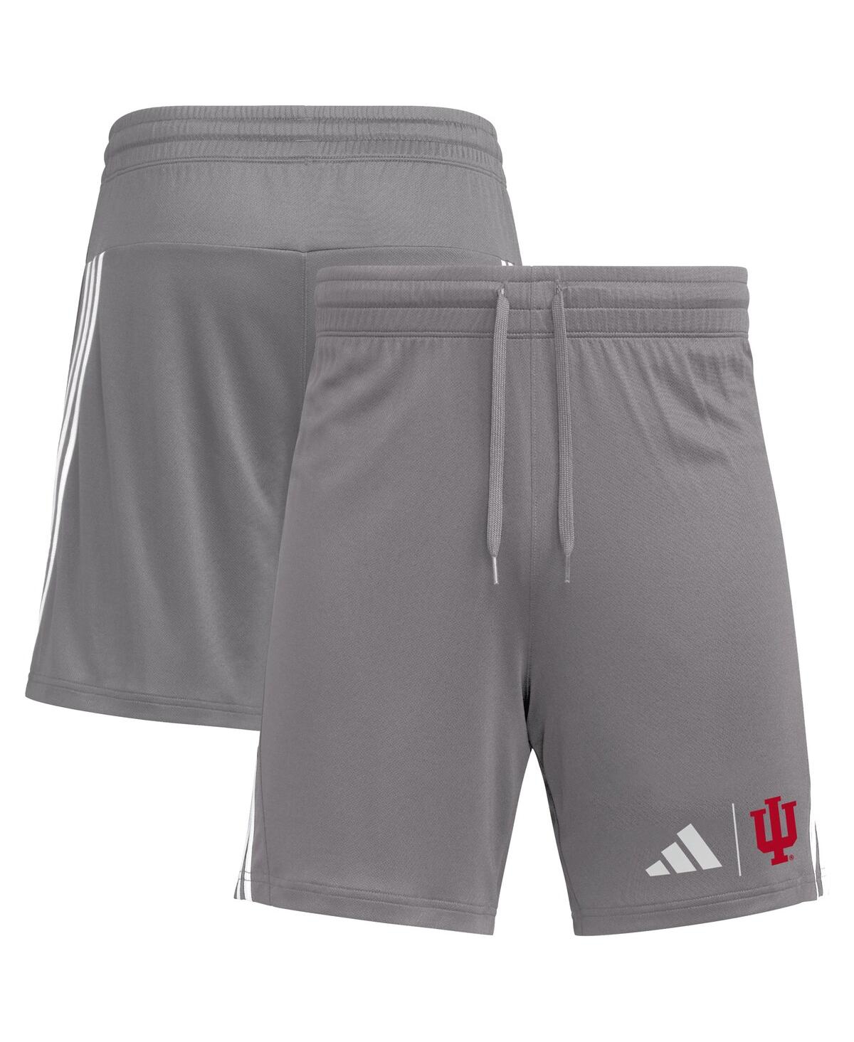 Men's Gray Indiana Hoosiers AeroreadyÂ 7" Shorts - Gray