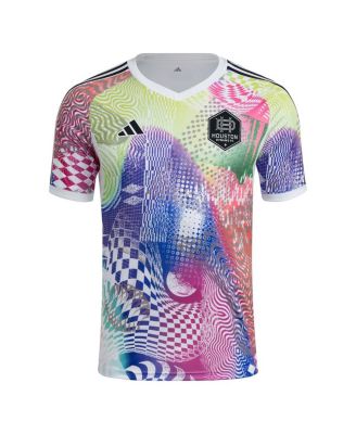 Men's White Houston Dynamo FC 2025 Pride Pre-Match Jersey