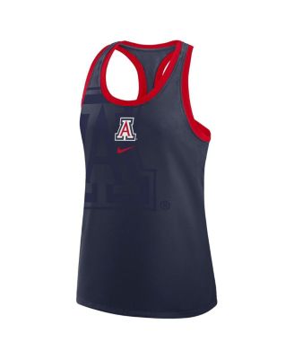 Women's Navy Arizona Wildcats Primetime Racerback Tri-Blend Tank Top