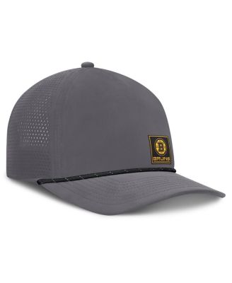 Men's Gray Boston Bruins Captain Rope Adjustable Hat