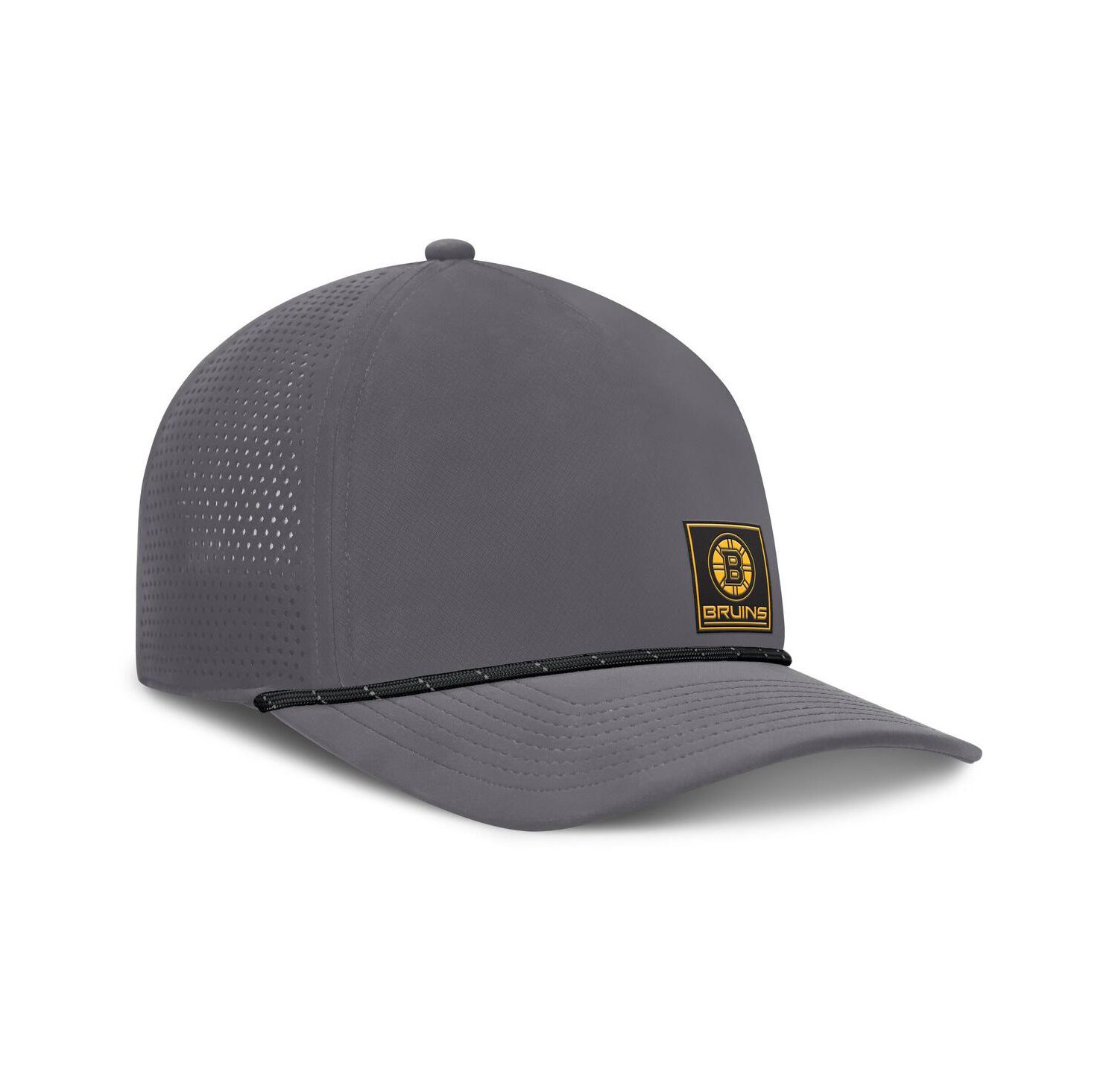 Men's Gray Boston Bruins Captain Rope Adjustable Hat