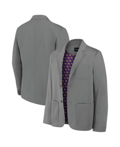 Мужской пиджак J. Palmer Graphite Minnesota Vikings Man-In-Motion Blazer