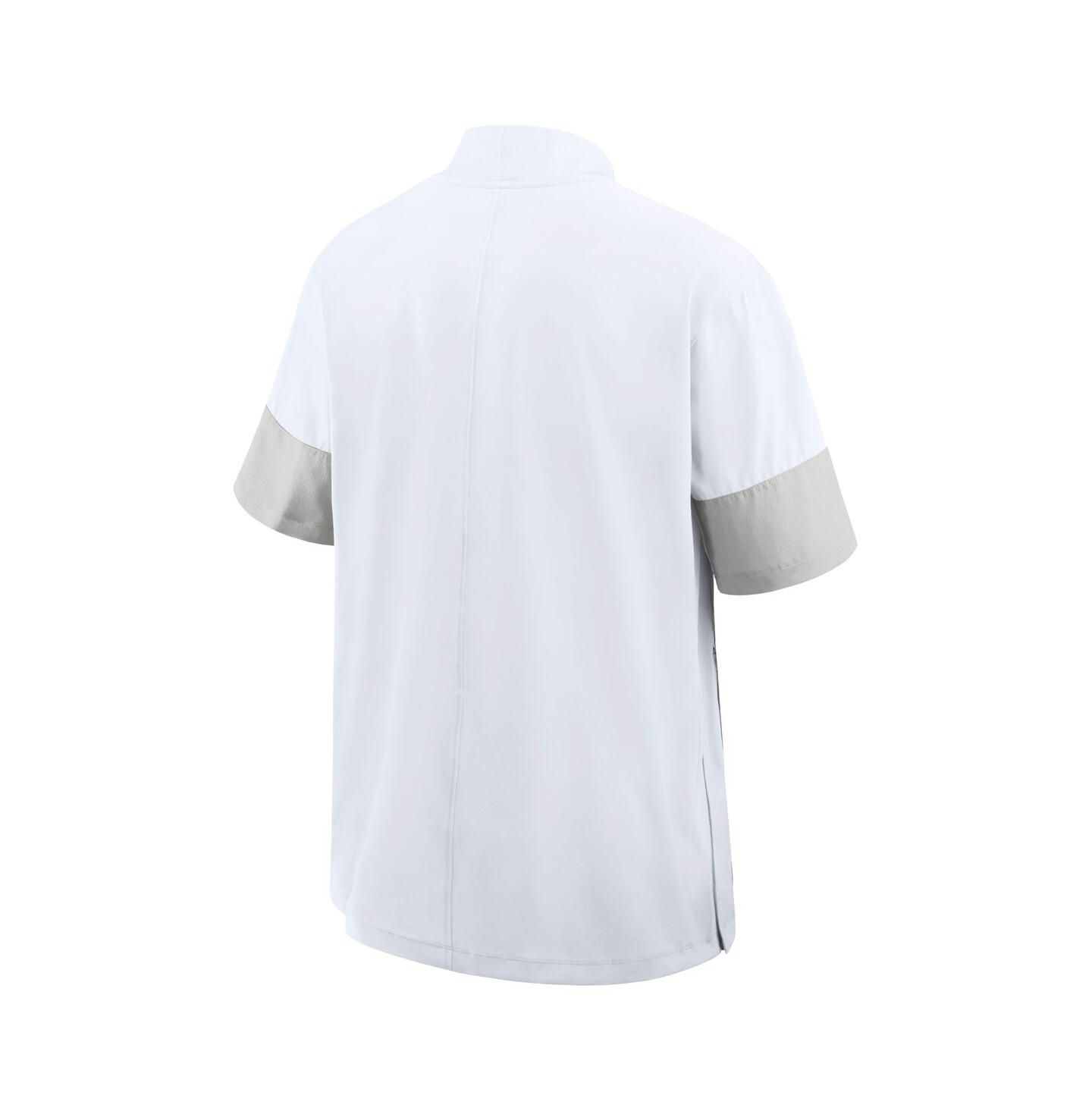 Мужская куртка Nike White Alabama Crimson Tide 2025 Sideline Short Sleeve Quarter-Zip Coach — фото 3