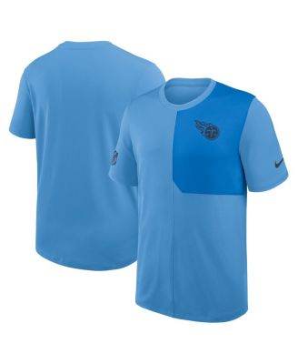 Nike - Men's Light Blue Tennessee Titans Sideline UV Performance Coach Shirt
