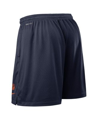 Men's Navy Denver Broncos Sideline Reversible Performance Shorts