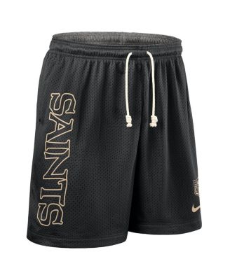 Men's Black New Orleans Saints Sideline Reversible Performance Shorts
