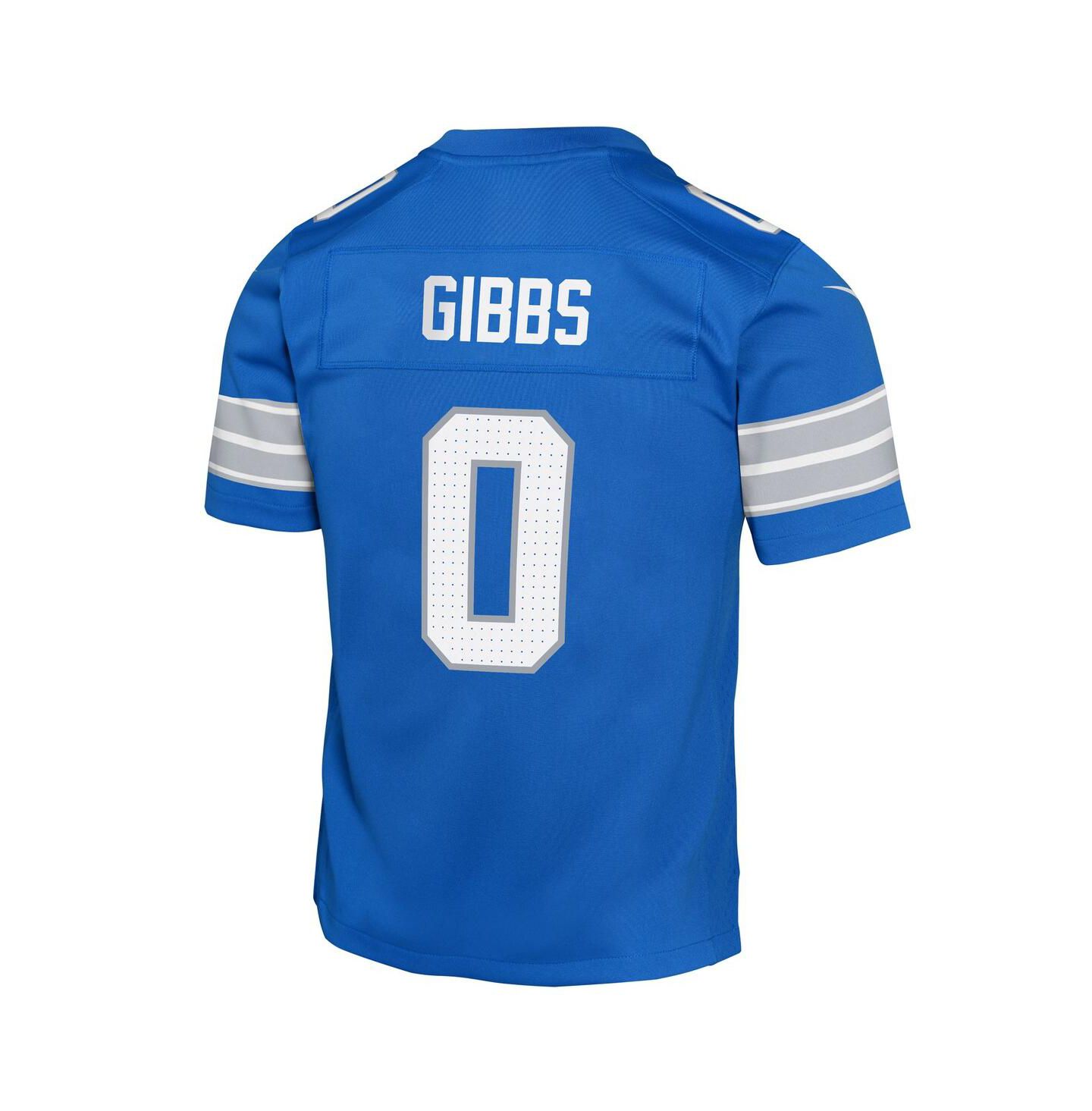 Детское джерси Nike Jahmyr Gibbs Detroit Lions Team Game, Blue — фото 3