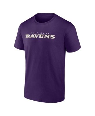 Men's Purple Baltimore Ravens 1 Dad Jersey T-Shirt