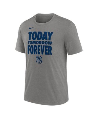 Men's Heather Gray New York Yankees Local Hometown Tri-Blend T-Shirt