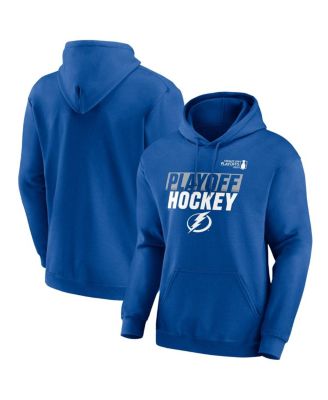 Fanatics - Men's Blue Tampa Bay Lightning 2025 Stanley Cup Playoffs Breakout Fleece Pullover Hoodie
