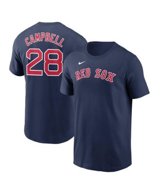 Nike - Men's Kristian Campbell Navy Boston Red Sox Fuse Name Number T-Shirt