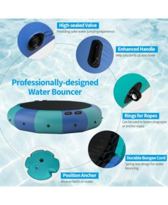 15 Feet Inflatable Splash Padded Water Bouncer Trampoline