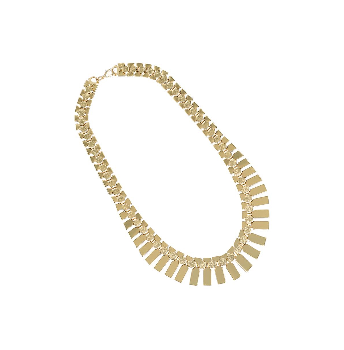 Ribbed Collar Necklace - Gold