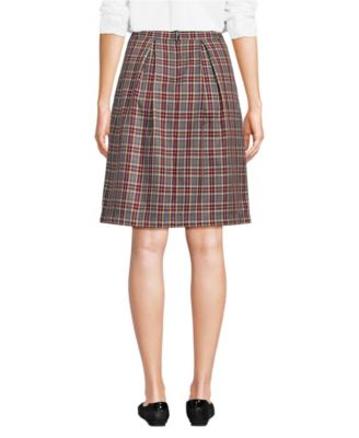 Women's Plaid Skort Top of Knee